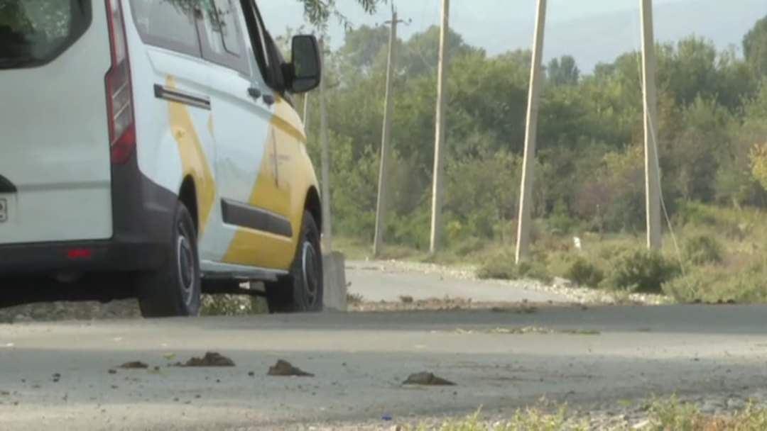 Armenian side fires at car belonging to Azerbaijani ITV channel [VIDEO]