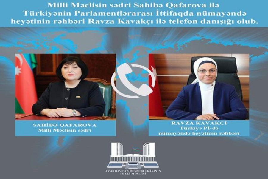 Head of Turkish delegation to IPU phones Azerbaijani Parliament's speaker