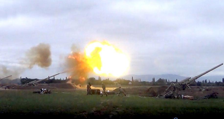 Armenian armed forces continue shelling Azerbaijani Tartar city [UPDATE]