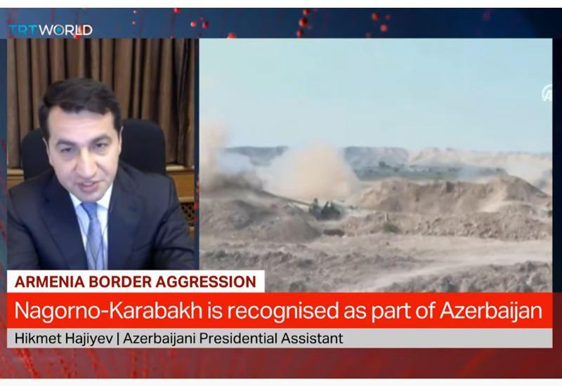 Assistant to president: Armenia - occupier, Azerbaijan restoring justice [VIDEO]