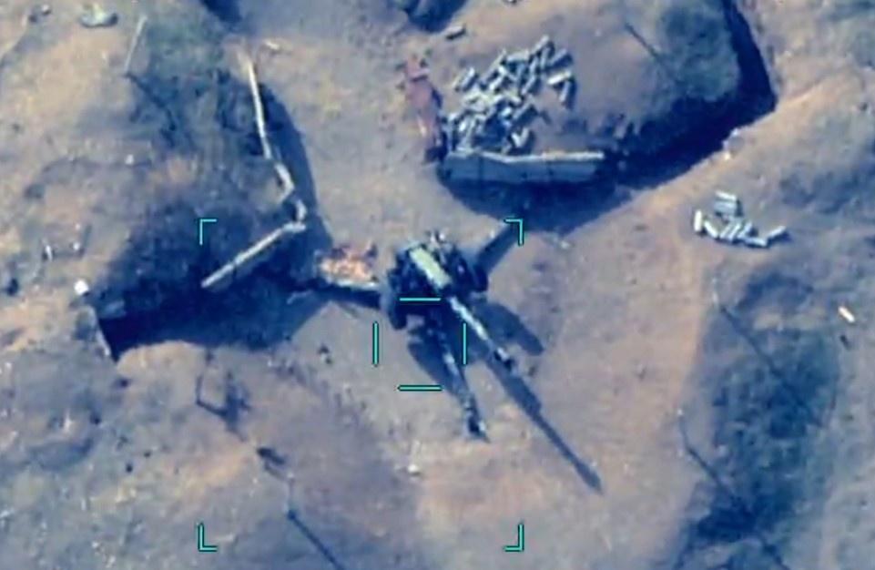 Azerbaijani army destroys Armenian artillery units [VIDEO]