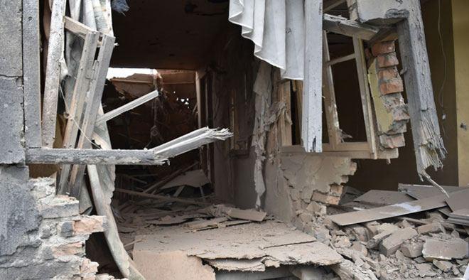 Damage from shelling of settlements in Azerbaijan's Aghdam revealed