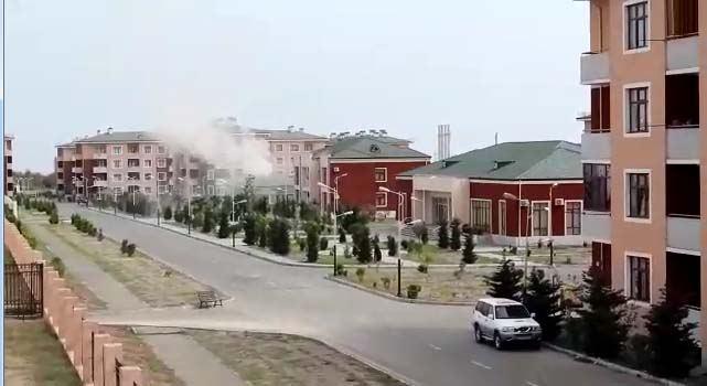 Kindergarten in Azerbaijan's Tartar under fire from Armenian Armed Forces [VIDEO]