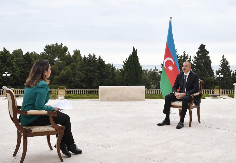 President Ilham Aliyev gave interview to Al Jazeera TV channel [UPDATE]