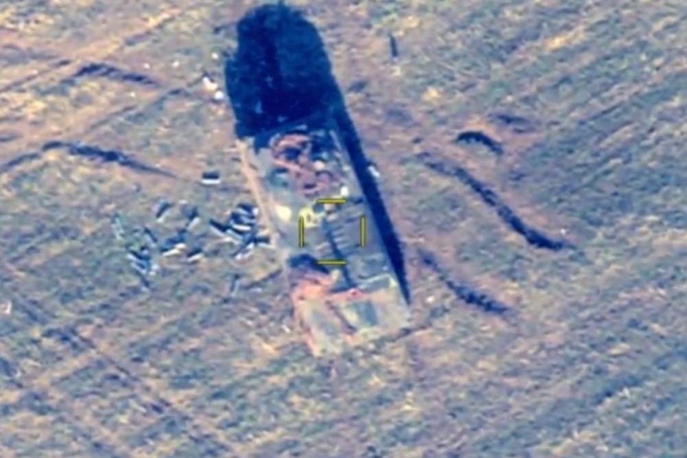 Azerbaijan reveals footage of Armenia's military equipment being destroyed [VIDEO]