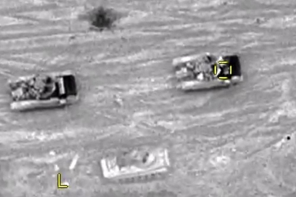 Armenian armed forces' armored vehicles destroyed in their firing positions [VIDEO]