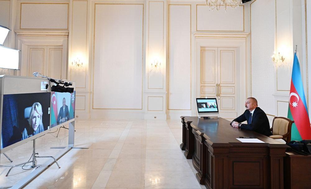 Sky News TV channel broadcast interview with President Ilham Aliyev [UPDATE]