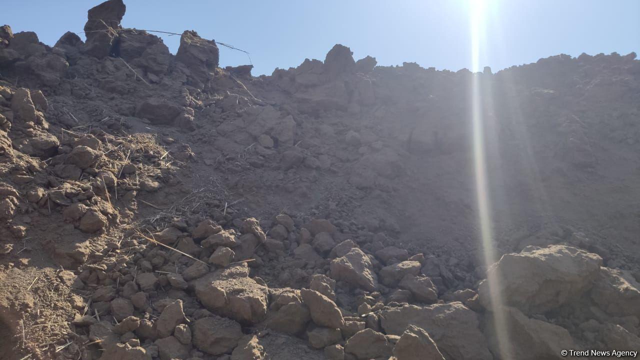 Armenian armed forces once again subject Gazakhlar village of Fuzuli district to missile fire [PHOTO]