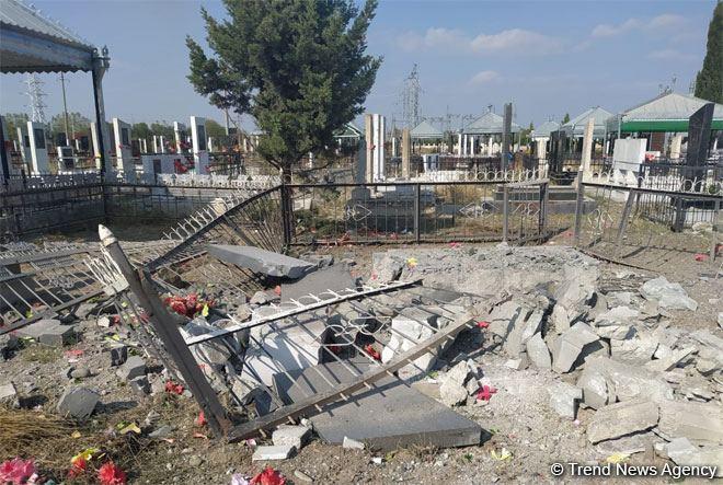 Three civilians killed in Armenian attack on graveyard in Azerbaijan’s Tartar city