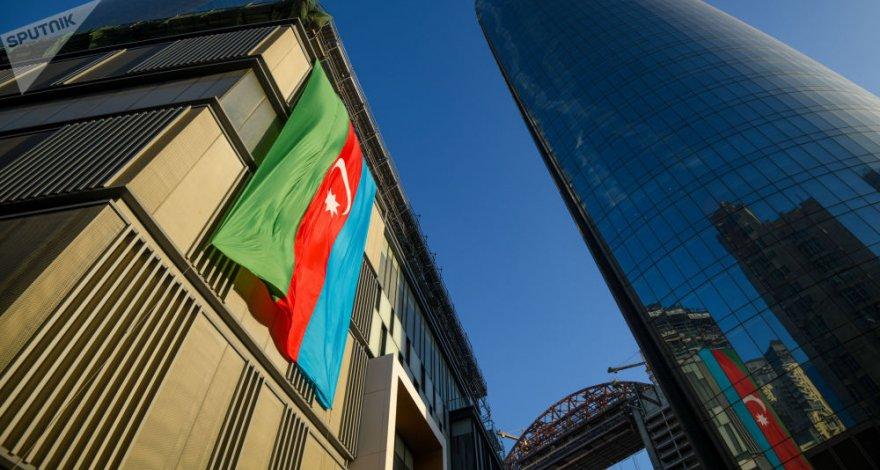 Azerbaijani flag mural appears in capital's historical core [PHOTO]