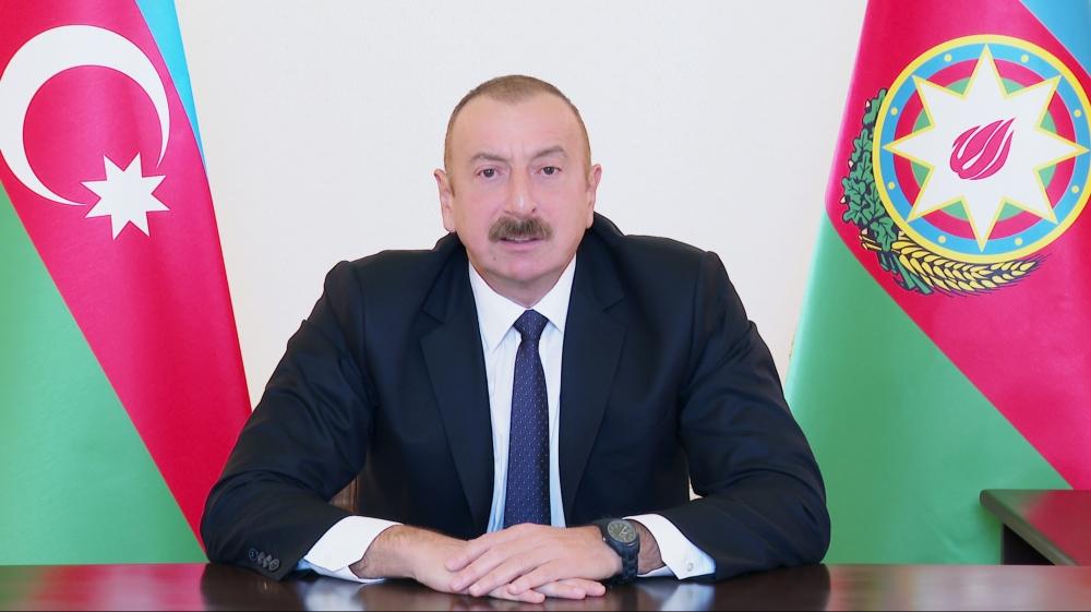President Aliyev: Azerbaijan to avenge on battlefield Armenian attacks on civilians [UPDATE]