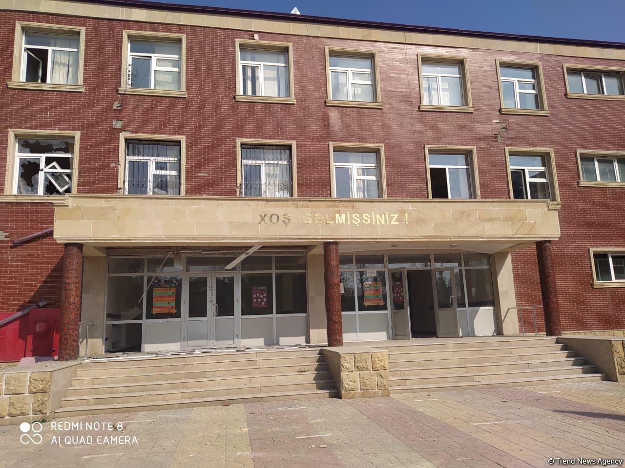 Armenian armed forces fire two shells at school in Azerbaijan’s Tartar [PHOTO]