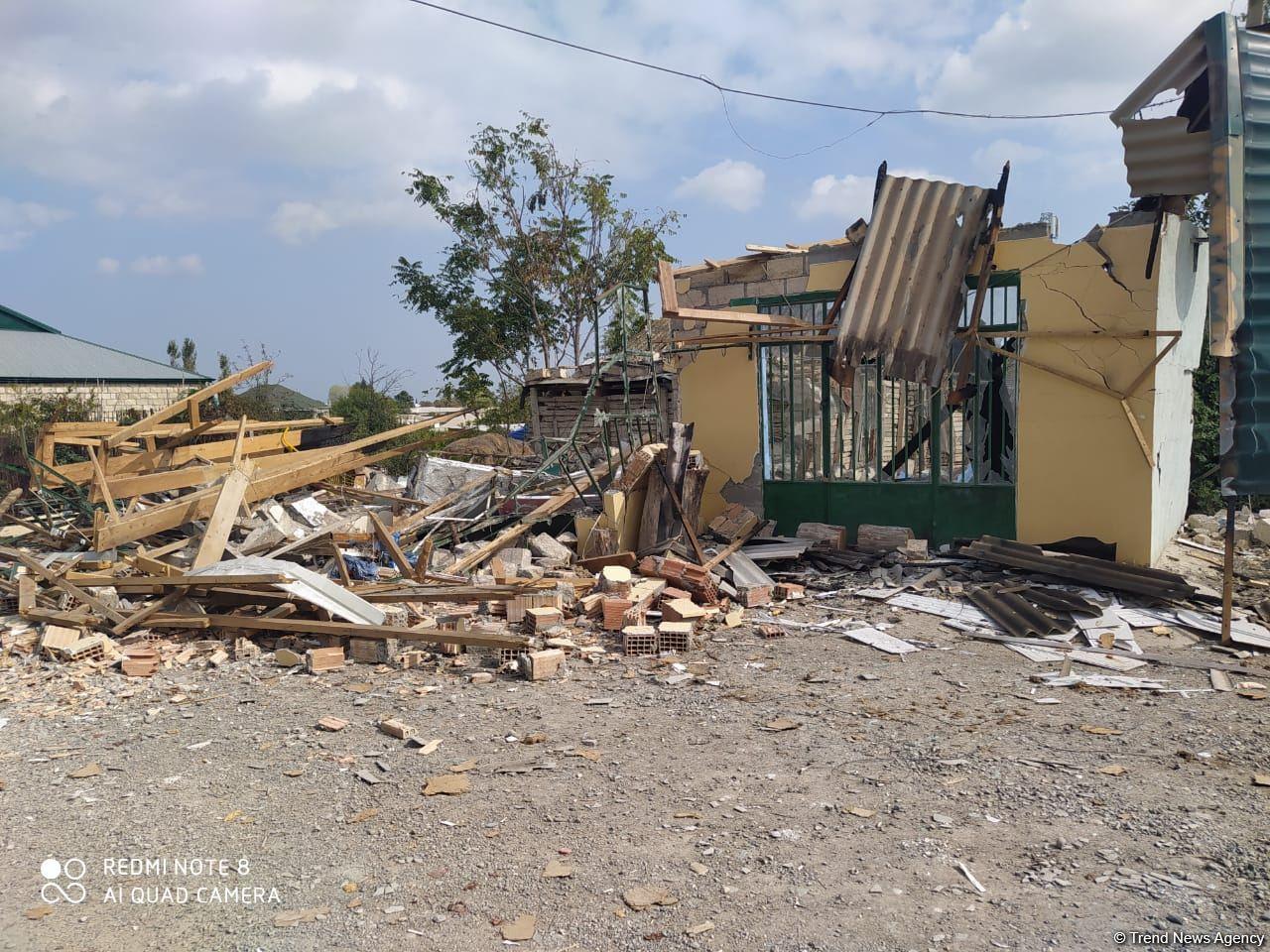 Damages inflicted on Azerbaijani civilian residents by Armenian shellings disclosed
