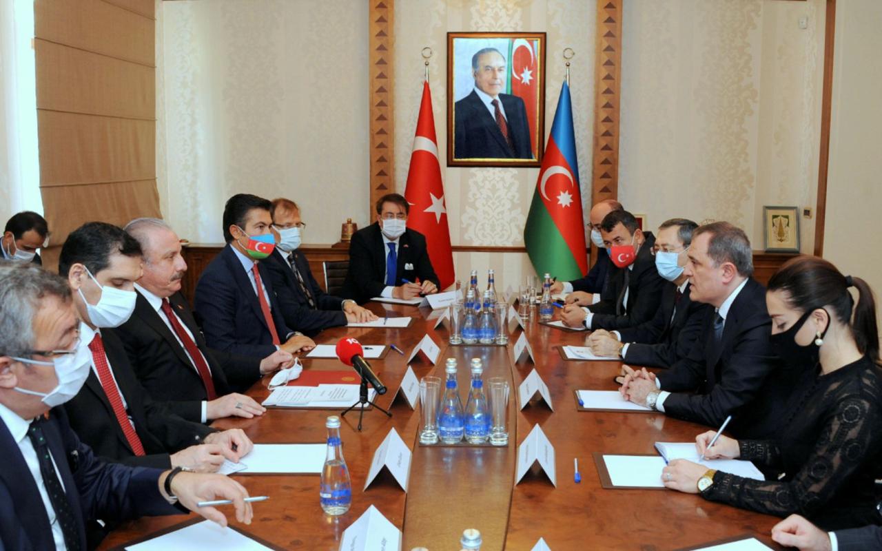 Azerbaijani FM meets with speaker of Turkish Grand National Assembly [PHOTO]