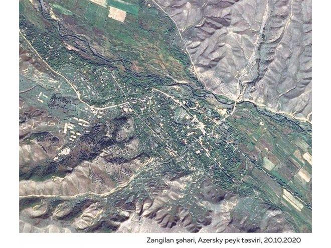Azercosmos shows satellite images of newly-liberated Zangilan city