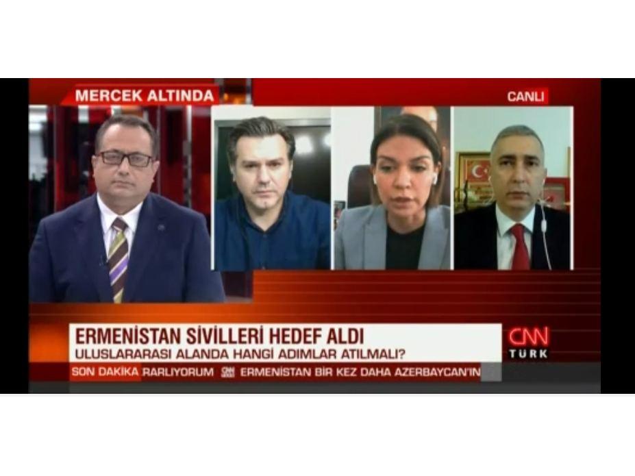 Trend News Agency's editor-in-chief tells CNN Turk about ongoing tension in Karabakh [PHOTO/VIDEO]
