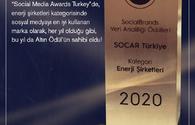 SOCAR Turkey Energy receives Social Media Awards