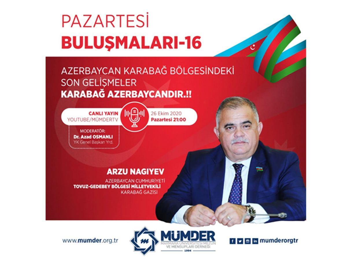 Azerbaijani MP informs Turkish public about situation in Nagorno-Karabakh region [VIDEO]