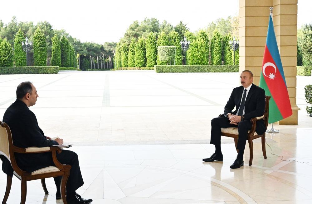 President Ilham Aliyev interviewed by Russian Interfax agency [UPDATE]