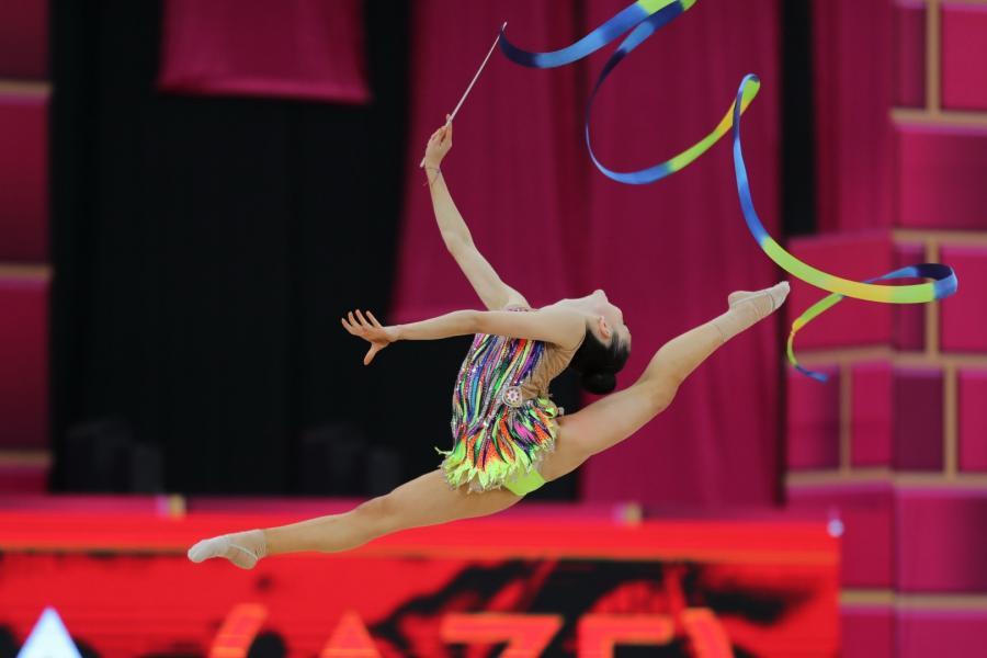 National gymnasts win medals in trampoline jumping competition
