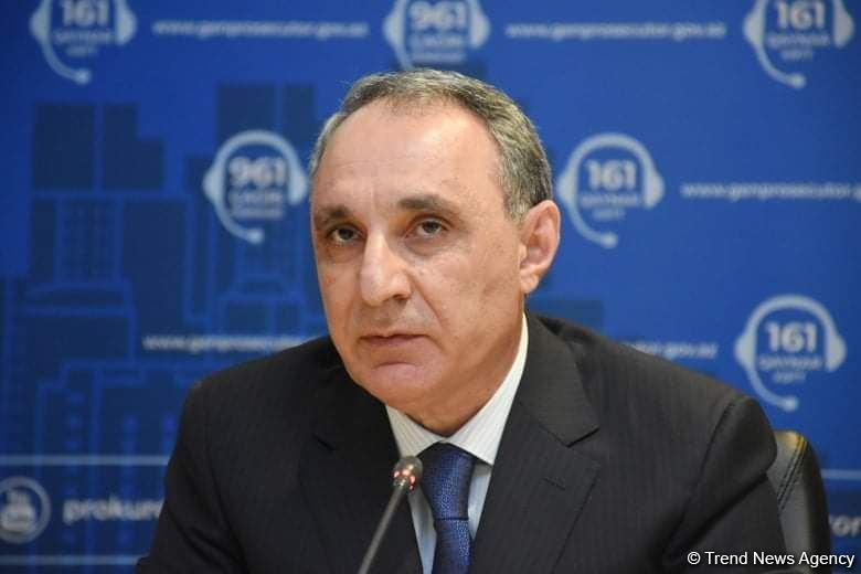 Azerbaijani prosecutor general: 7 families killed as result of Armenian terror against Azerbaijan