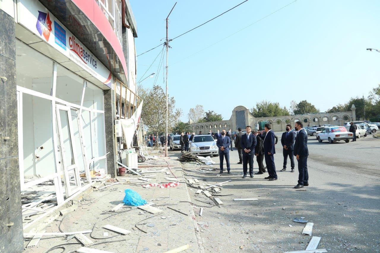 Missile attacks on Barda by Armenian Armed Forces heavily damage local business entities