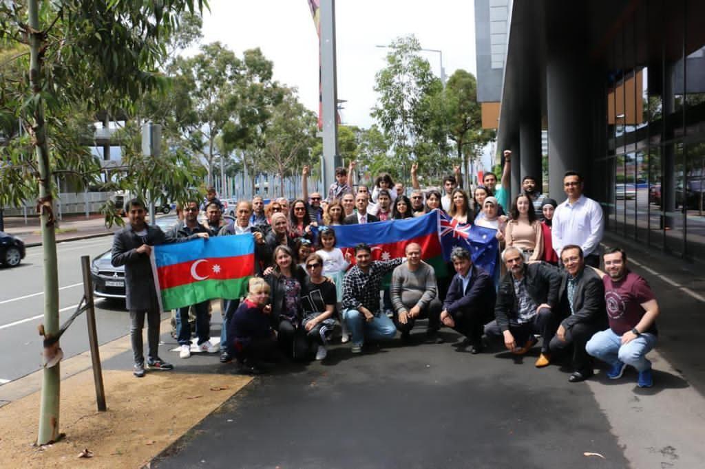 Azerbaijanis community of Australia held protests in Sydney [PHOTO]