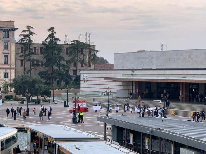 Azerbaijanis in Italy protest Armenia's terrorist attacks against civilians