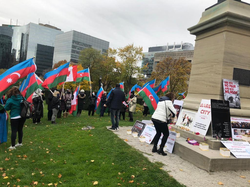 "We All Stand with Azerbaijan!" rally held in Canada [PHOTO] - Gallery Image