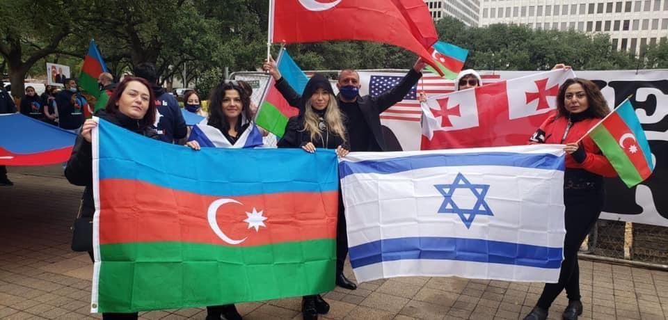 Rally in support of Azerbaijan's just position on Karabakh conflict held in Houston [PHOTO/VIDEO]