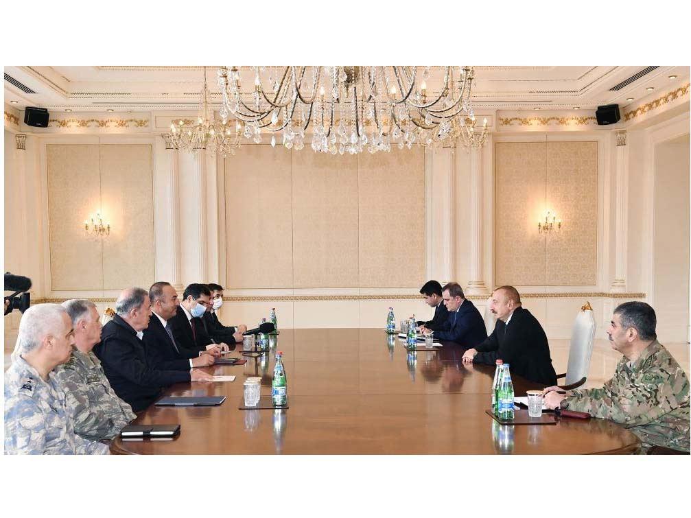 President hails senior Turkish officials' visit to Azerbaijan on Shusha's liberation day [UPDATE]