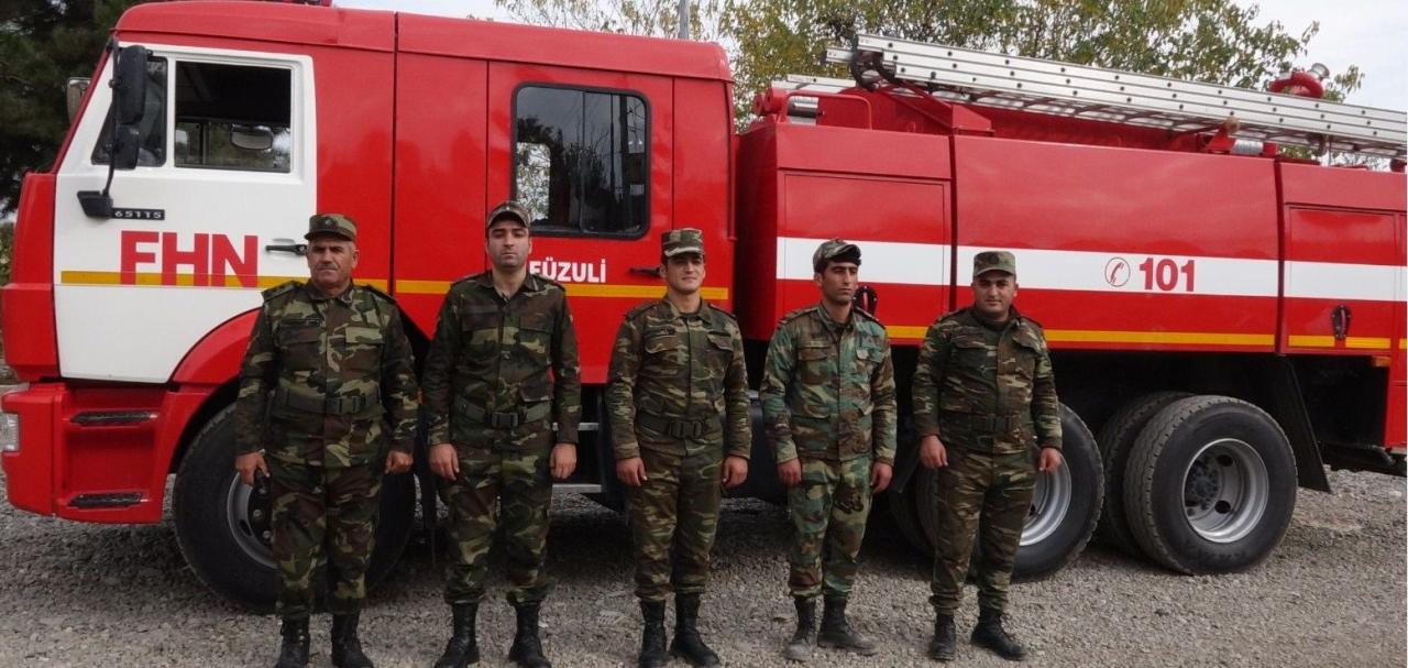 Azerbaijan establishing fire departments in liberated lands [PHOTO]