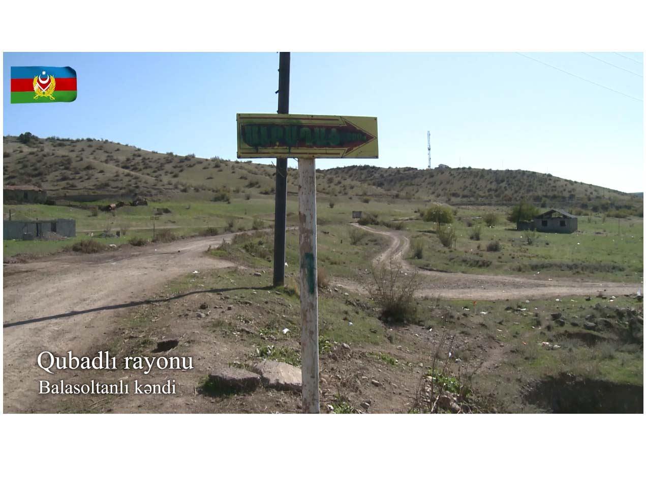 Azerbaijan shows footage of liberated village of Balasoltanli, Gubadli region [VIDEO]