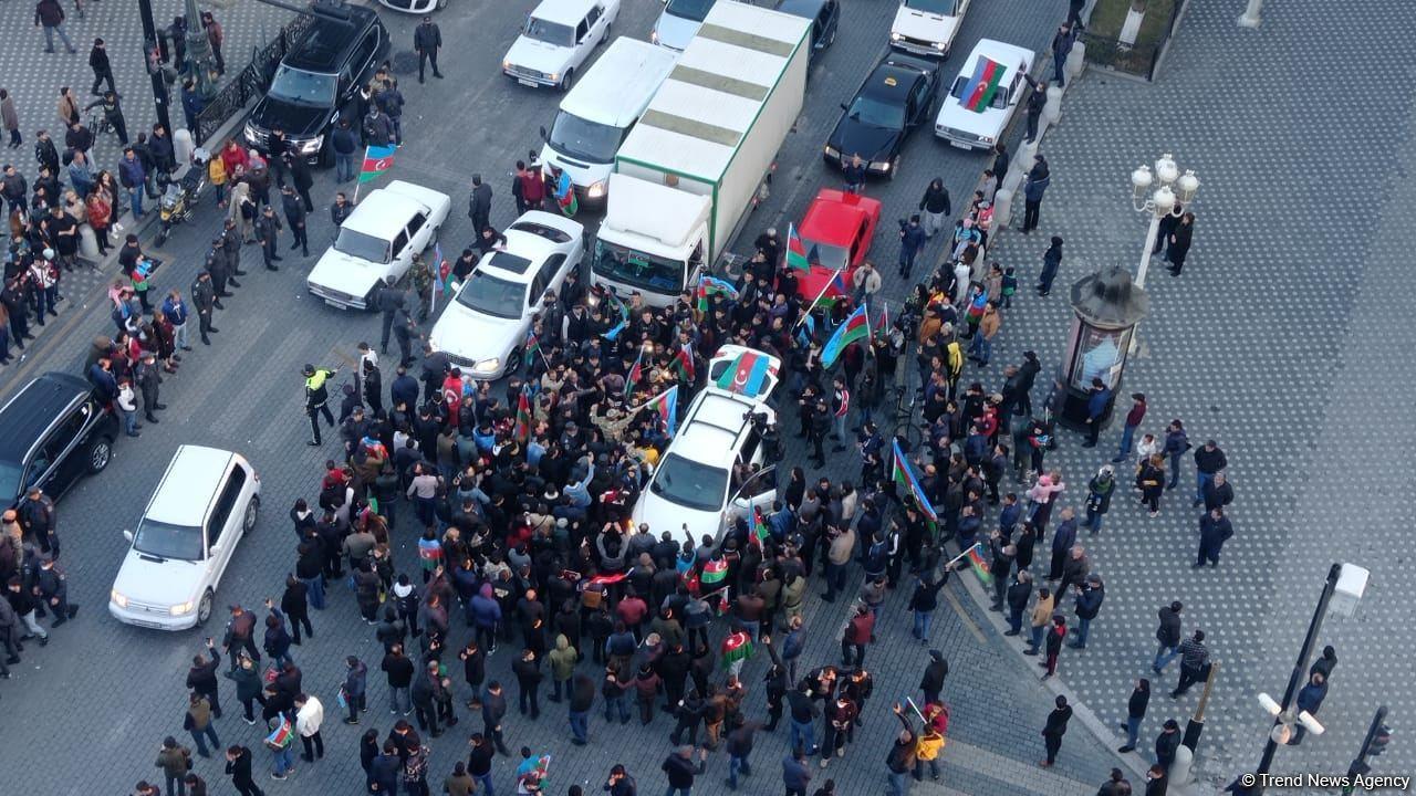 Ganja celebrating Azerbaijan’s historical victory [PHOTO/VIDEO]