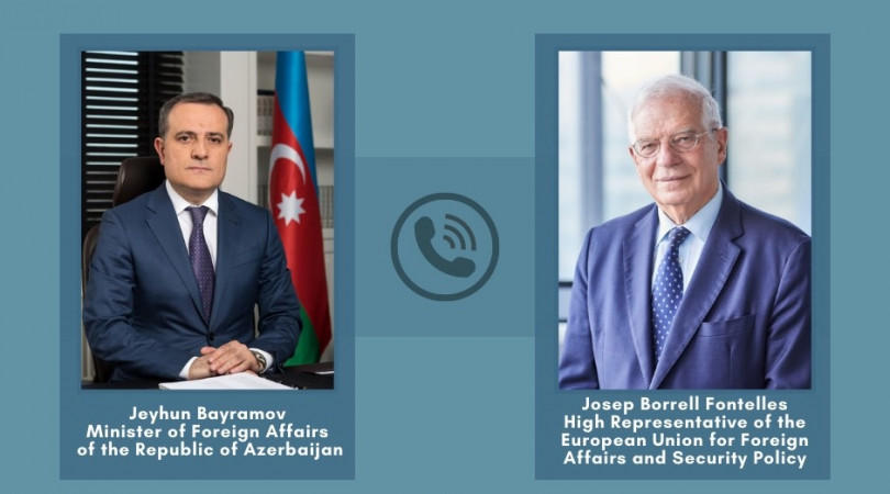 Azerbaijani foreign minister, EU official mull latest situation in Nagorno-Karabakh