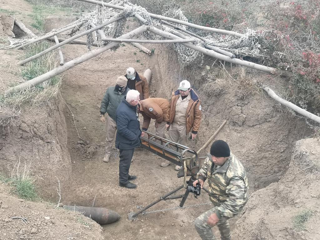 Artisanal missile launcher found in Azerbaijan's Fuzuli