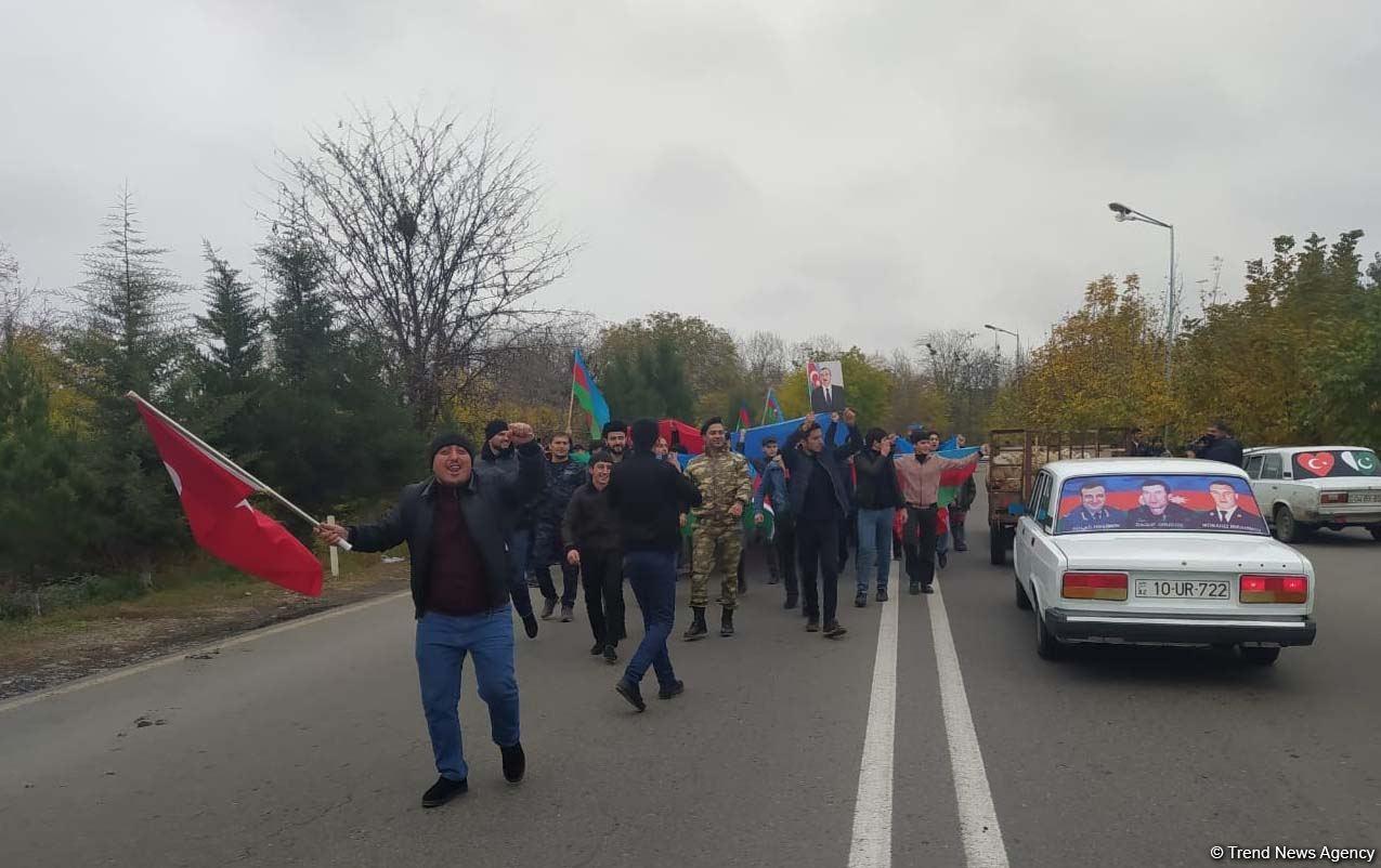 Aghdam residents hold festive march [PHOTO/VIDEO]