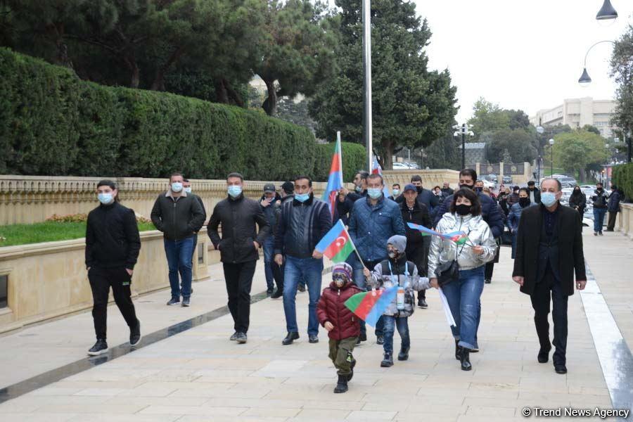 Victory march on liberation of Aghdam district held in Baku [PHOTO]