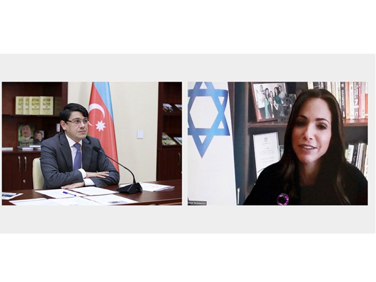 Israeli minister sends letter to chairman of Azerbaijani State Committee on Work with Diaspora
