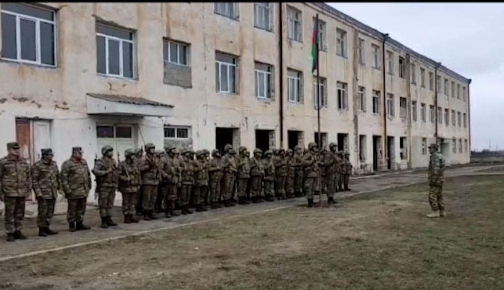 Army units raise Azerbaijani flag in liberated Aghdam's village
