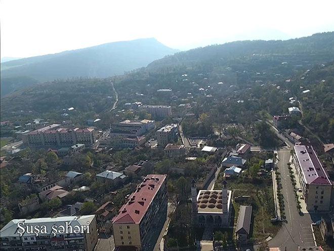 Azerbaijan shows aerial footage of Shusha city [VIDEO]