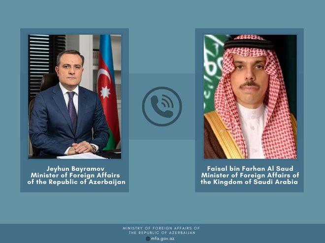 Azerbaijani, Saudi FMs exchange views on current situation in Karabakh