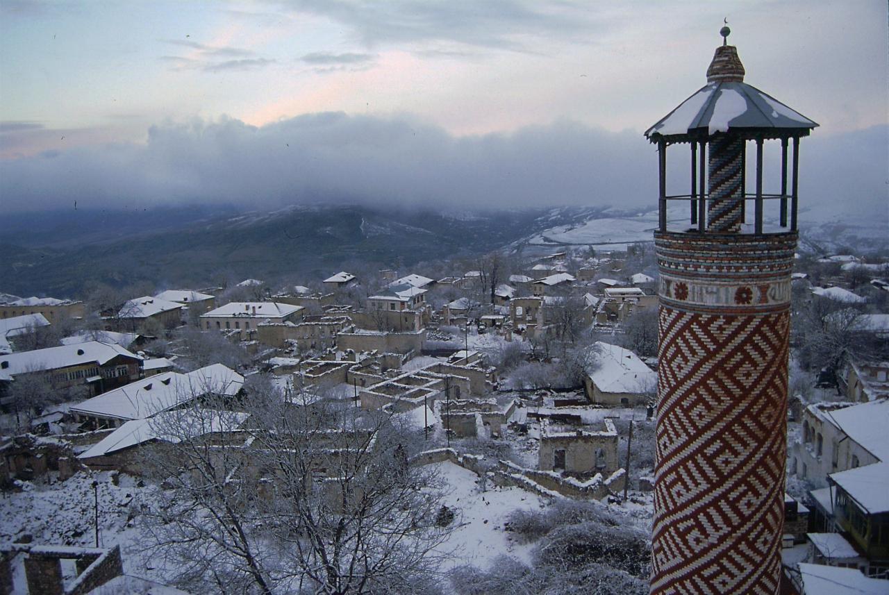 Historical buildings in Azerbaijan's liberated Shusha city hardly recognizable