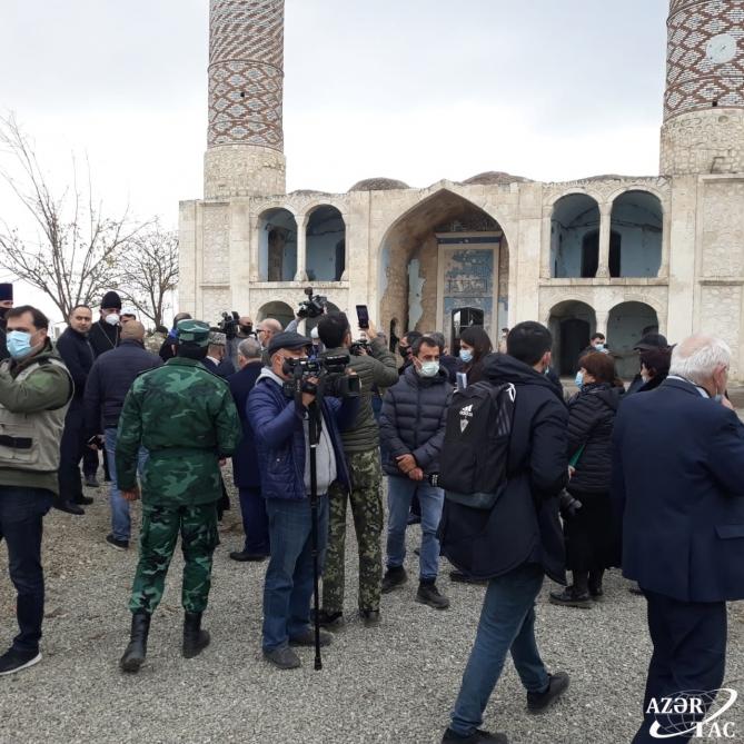 Foreign diplomats inspect Armenian war crime scenes in liberated Aghdam region