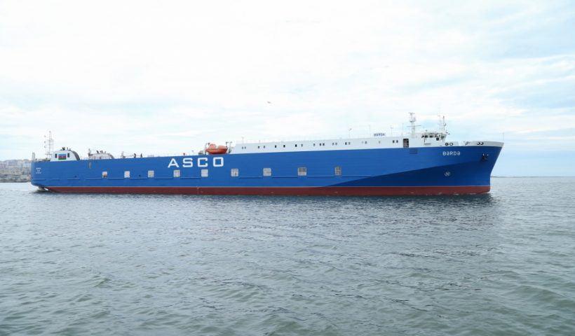 Azerbaijani 'Barda' ferry ship repaired and put into operation