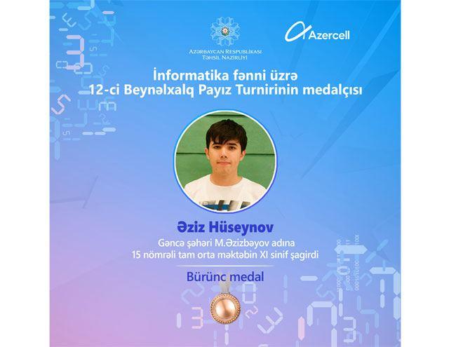 Ganja teenager won a bronze medal at the International Olympiad in Informatics