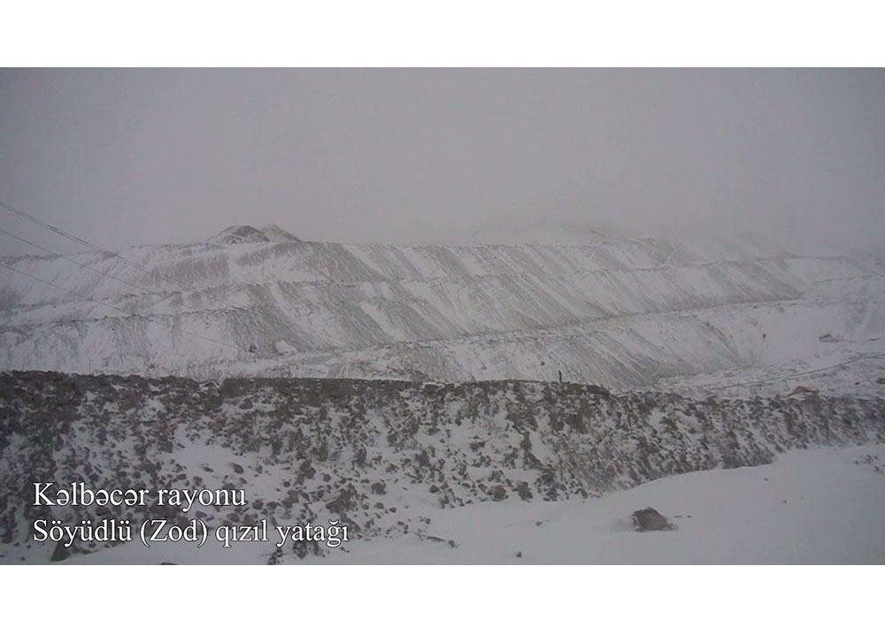 Azerbaijan shows video footage from Soyudlu gold deposit of Kalbajar district [VIDEO]