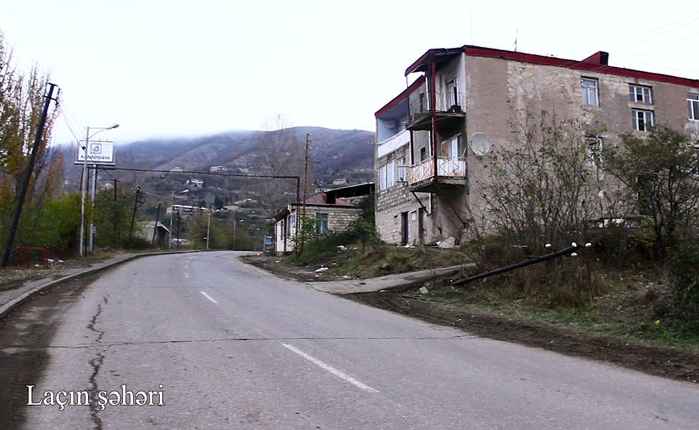 Defence Ministry shares footage of Lachin city