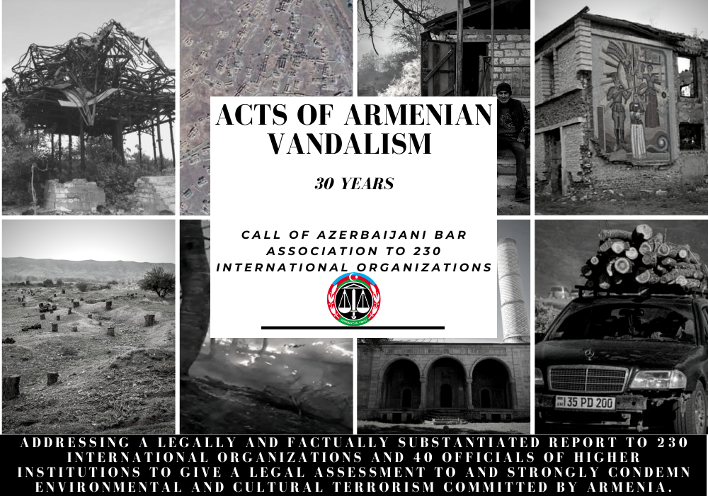 Azerbaijani Bar Association appeals to int'l organizations regarding Armenian aggression