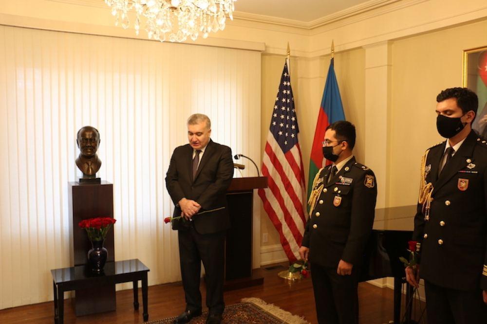 US honors blessed memory of Azerbaijan's National Leader Heydar Aliyev [PHOTO]